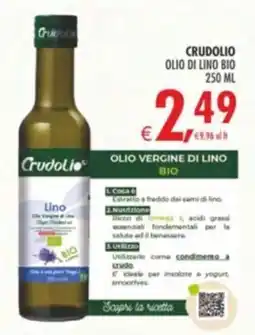 Deco Supermercati Crudolio Olio di Lino Bio offerta