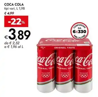 Bennet Coca Cola offerta
