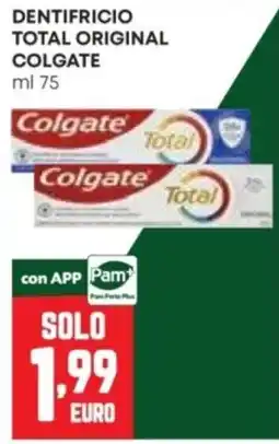 Pam DENTIFRICIO TOTAL ORIGINAL COLGATE offerta