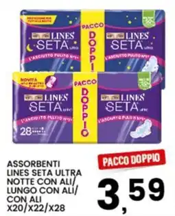 Interspar ASSORBENTI LINES SETA ULTRA offerta