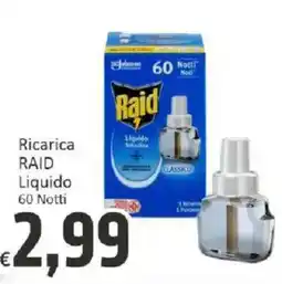 Paghi Poco Ricarica RAID Liquido offerta