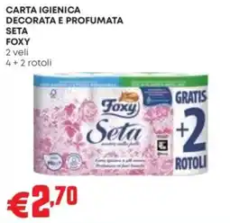 Pam Carta igienica decorata e profumata seta Foxy offerta