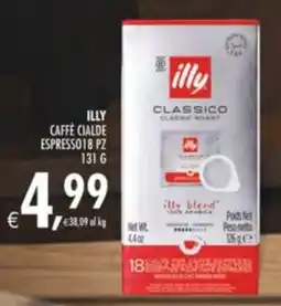Deco Supermercati ILLY CAFFÈ CIALDE ESPRESSO offerta