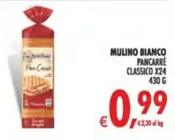 Deco Supermercati Mulino Bianco Pancarrè Classico offerta