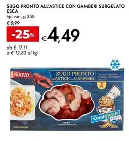 Bennet Sugo pronto all'astice con gamberi Condi presto offerta