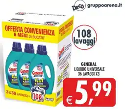 Deco Supermercati General Liquido Universale offerta