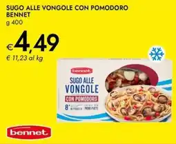 Bennet Sugo alle vongole con pomodoro Bennet offerta