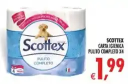 Deco Supermercati Scottex carta igienica pulito completo offerta