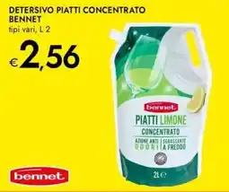 Bennet Detersivo piatti concentrato Bennet offerta
