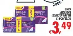 Deco Supermercati LINES SETA ultra offerta