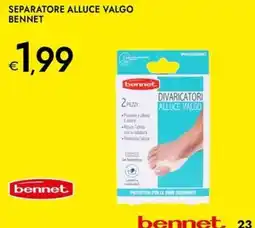 Bennet Separatore Alluce Valgo Bennet offerta