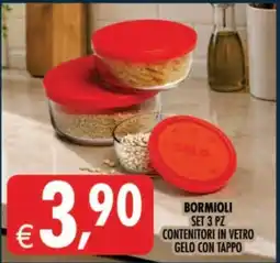 Deco Supermercati Bormioli Contenitori in Vetro Gelo con Tappo offerta