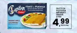 Interspar Filetti di platessa impanati Findus offerta