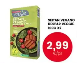 Interspar Seitan vegano Despar Veggie offerta