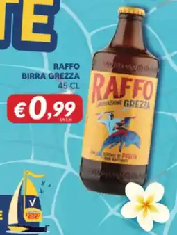 Supermercati Visotto RAFFO BIRRA GREZZA offerta