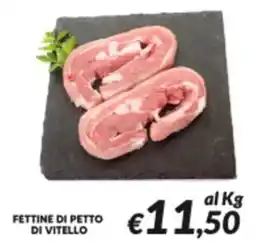 Supermercati Visotto Fettine di petto di vitello offerta
