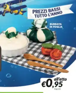 Supermercati Visotto BURRATA IN FOGLIA offerta