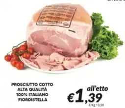 Supermercati Visotto Prosciutto Cotto Fiordistella offerta