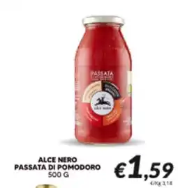 Supermercati Visotto ALCE NERO PASSATA DI POMODORO offerta