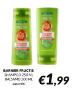 Supermercati Visotto GARNIER FRUCTIS SHAMPOO BALSAMO offerta
