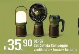 Famila Superstore BEPER Set 3in1 da Campeggio offerta