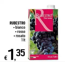 Famila Superstore RUBESTRO Vino rosato offerta