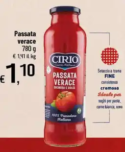 Famila Superstore Passata verace Cirio offerta
