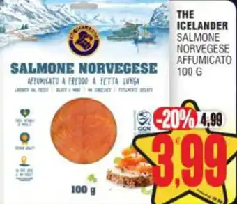 THE ICELANDER SALMONE NORVEGESE AFFUMICATO