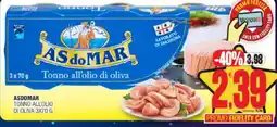 Vicino a te supermercati ASDOMAR Tonno all'olio di oliva offerta