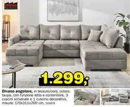 Dipo Arredamenti TREND factory Divano angolare offerta
