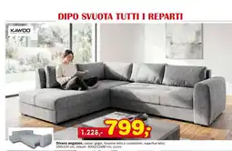 Dipo Arredamenti KAWOO Divano angolare offerta