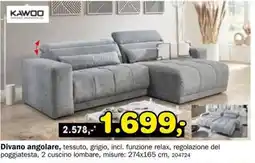 Dipo Arredamenti KAWOO Divano angolare offerta
