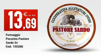 Formaggio Pecorino Pastore Sardo Sv