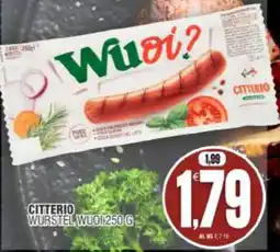 Vicino a te supermercati CITTERIO WURSTEL WUOI offerta