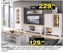 Dipo Arredamenti COMODINO KAWOO offerta