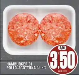 Vicino a te supermercati Hamburger di pollo-scottonna offerta