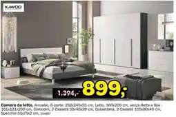 Dipo Arredamenti KAWOO Camera da letto offerta