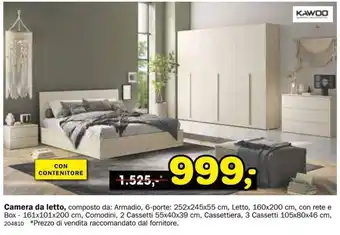 Dipo Arredamenti Camera da letto Kawoo offerta