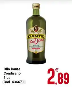 Centro Cash Olio Dante Condisano offerta