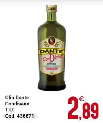 Centro Cash Olio Dante Condisano offerta