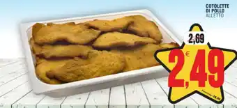COTOLETTE DI POLLO ALLETTO