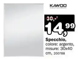 Dipo Arredamenti KAWOO Specchio offerta