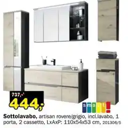 Dipo Arredamenti Sottolavabo, artisan rovere/grigio offerta