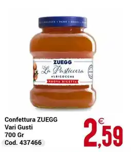 Centro Cash Confettura ZUEGG offerta