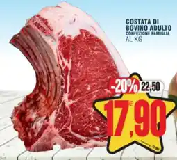 Vicino a te supermercati Costata di bovino adulto offerta