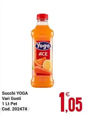 Centro Cash Succhi YOGA offerta