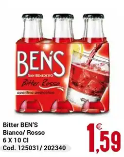 Centro Cash Bitter BEN'S offerta