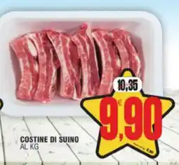 Vicino a te supermercati COSTINE DI SUINO offerta