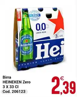 Centro Cash Birra HEINEKEN Zero offerta