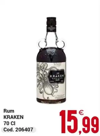 Centro Cash Rum KRAKEN offerta